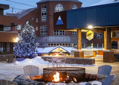 outdoor fire pit at sugarloaf beach