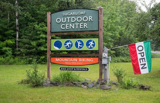 Outdoor Center sign