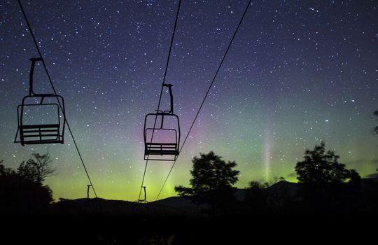 West Mountain aurora