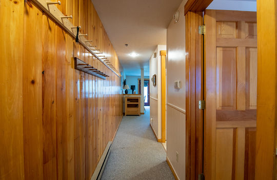 front hallway/ coat storage area