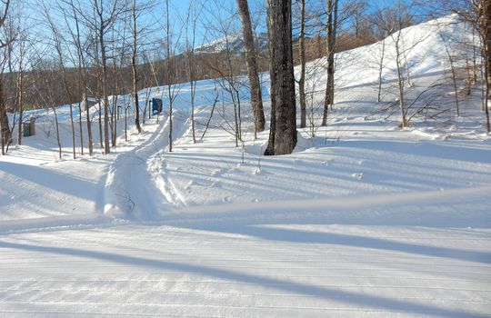 Snow mobile trail