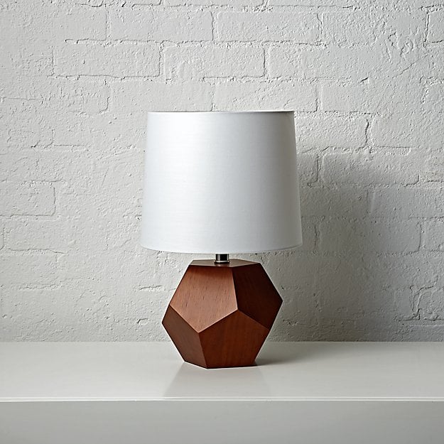 Geometric Wood Lamp - Land of Nod