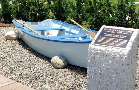 Helms Port - Emmarts Landing Plaque