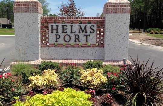 Helms Port - Entrance Sign