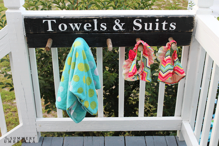 Beach Home Decor Towel Rack Outdoor Shower Hot Tub Towels Swimsuit Bathing  Suits Pool House Beachhousedreams OBX Wedding Outer Banks Hostess 