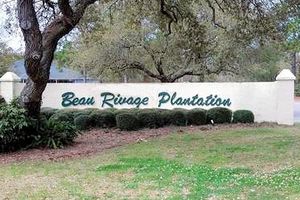 Beau Rivage Plantation Entrance Sign