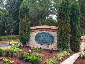 River Oaks Entrance Sign