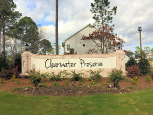 Clearwater Preserve Entrance Sign
