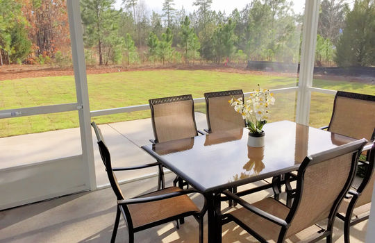 Clearwater Preserve Example Screened Porch