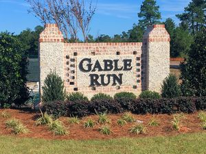 Gable Run - Entrance Sign