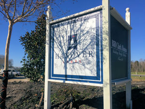 Hanover Lakes Entrance Sign