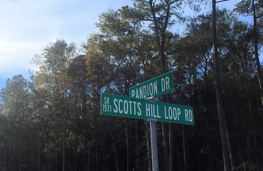 Scotts Hill Village - Street Sign
