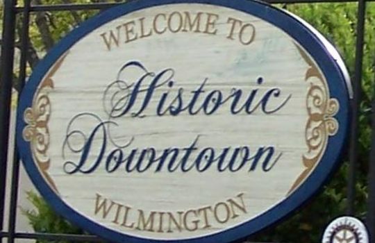 Historic District - Downtown Wilmington Sign