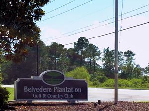 Belvedere Plantation - Entrance Sign