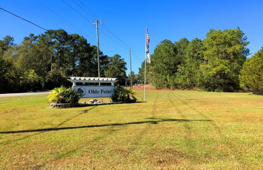 Olde Point - Entrance Sign