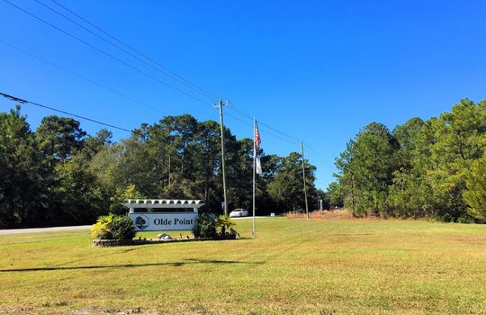 Olde Point - Entrance Sign