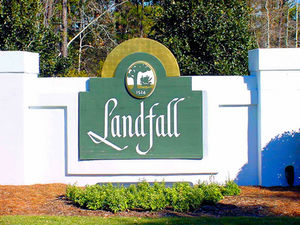 Landfall - Entrance Sign