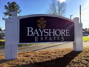Bayshore Estates - Entrance Sign