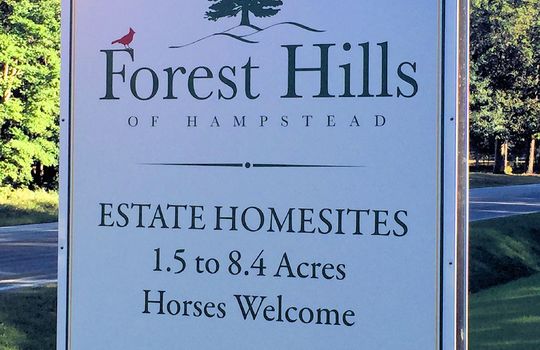 Forest Hills - Entrance Sign