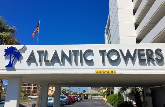 Atlantic Towers - Entrance Sign