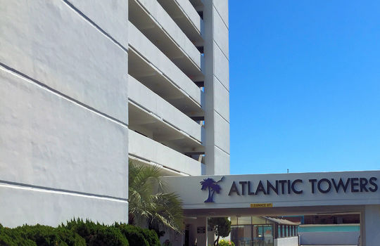 Atlantic Towers - Entrance Sign