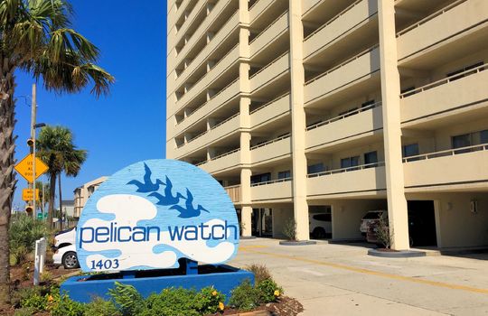 Pelican Watch - Entrance Sign