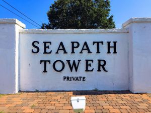 Seapath Towers Entrance Sign 2