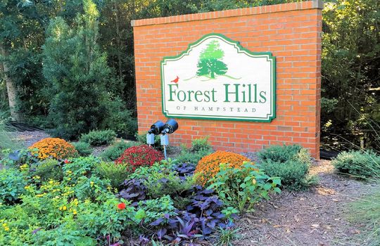 Forest Hills - Entrance Sign