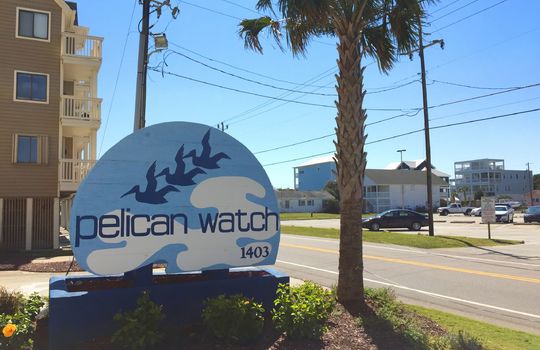 Pelican Watch - Entrance Sign