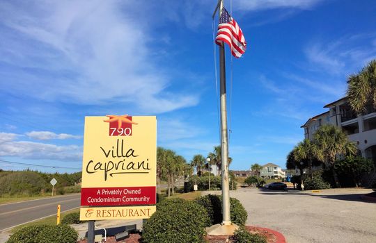 Villa Capriani - Entrance Sign