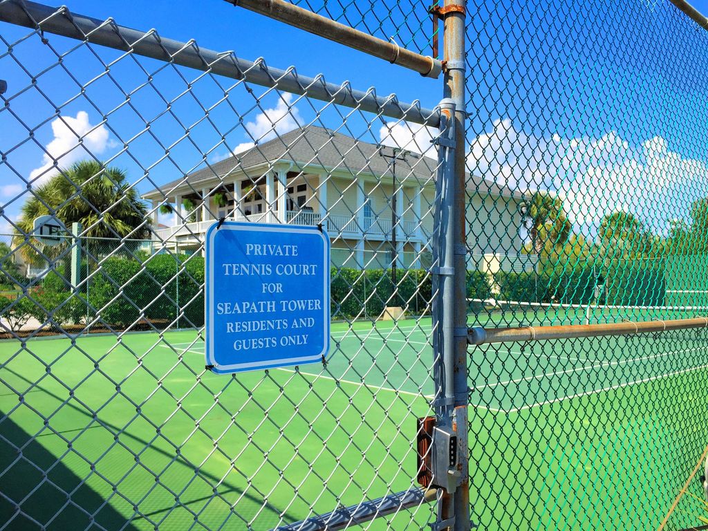 Seapath Towers Tennis Courts The Cameron Team