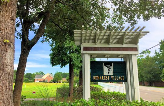 Demarest Village - Entrance Sign