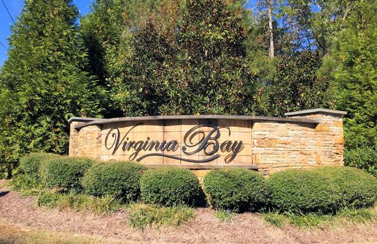 Virginia Bay - Entrance Sign