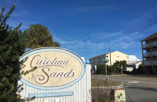Carolina Sands - Entrance Sign