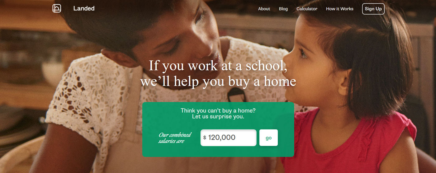 Landed Down Payment Assistance for Teachers The Cameron Team