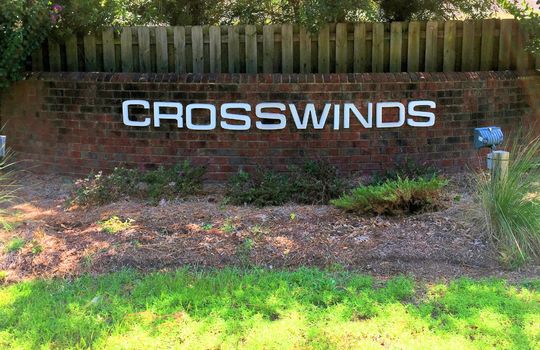 Crosswinds - Community Sign