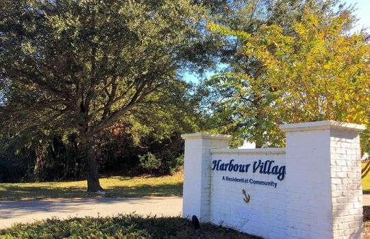 Harbour Village Marina - Entrance Sign