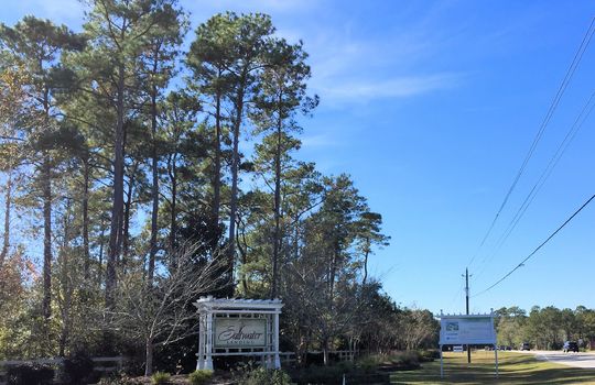 Saltwater Landing - Entrance Sign