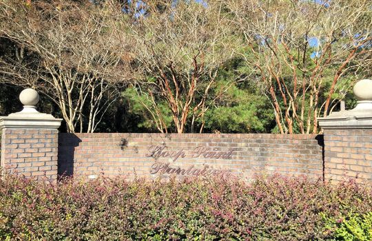 Sloop Point Plantation - Entrance Sign