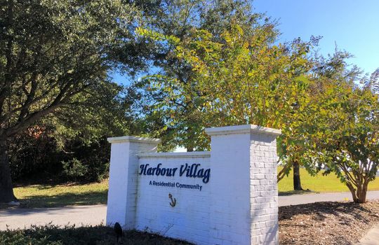 Harbour Village Marina - Entrance Sign