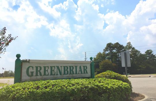 Greenbriar - Entrance Sign