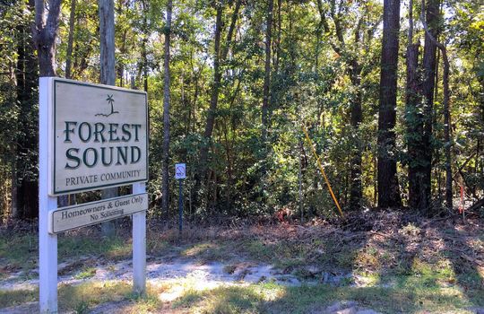 Forest Sound - Entrance Sign