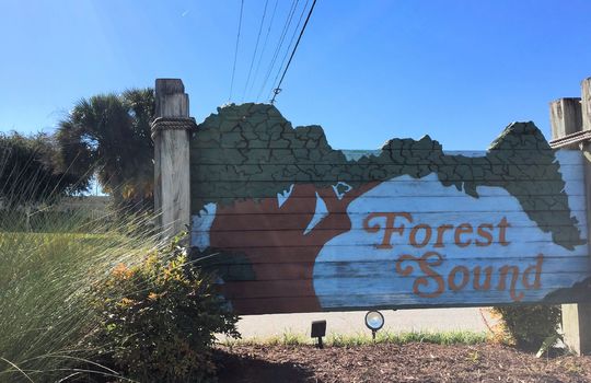 Forest Sound - Entrance Sign