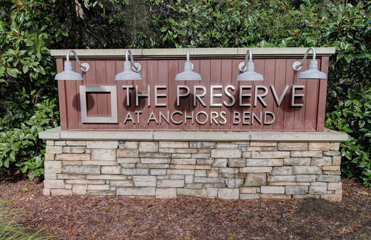 Anchors Bend - Entrance Sign