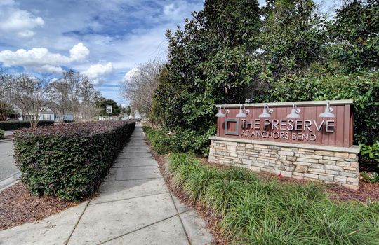 Anchors Bend - Entrance Sign