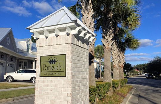 Parkside at Mayfaire - Entrance Sign