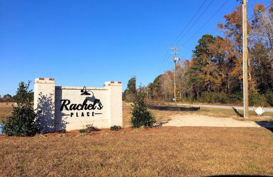 Rachels Place - Entrance Sign