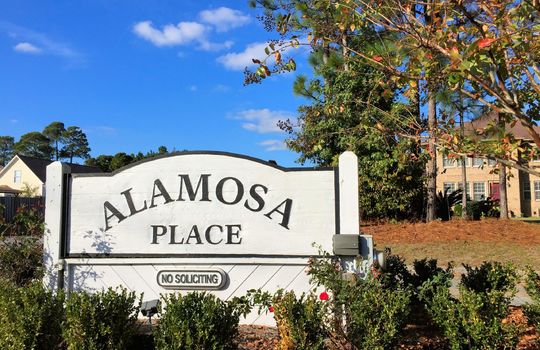 Alamosa Place - Entrance Sign