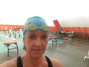 Melanie Cameron at the YWCA Pool