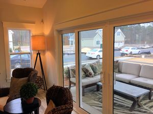 Kaylies Cove - Living Room and Patio